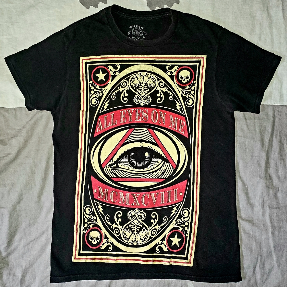 Audio Monkey Graphic Shirt men medium